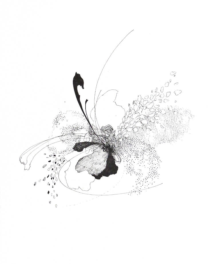 Verge 3, drawing by Christina Kwan | tide & bloom