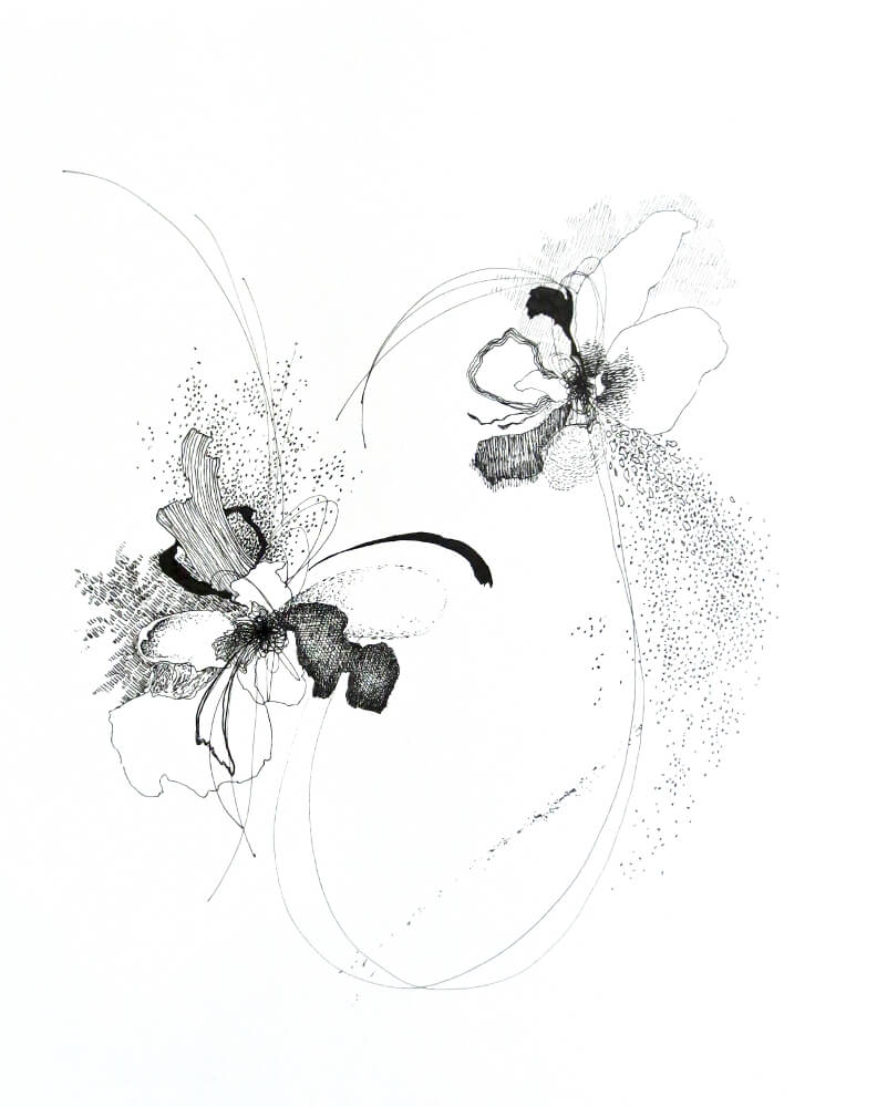 Verge 4, drawing by Christina Kwan | tide & bloom