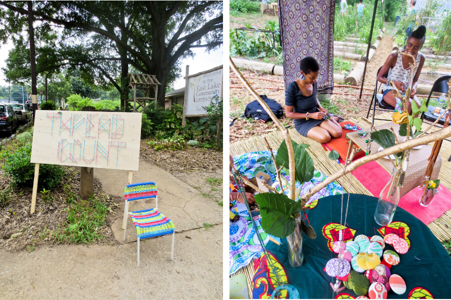 Thread Count at the East Lake Community Garden in Atlanta, GA | tide & bloom