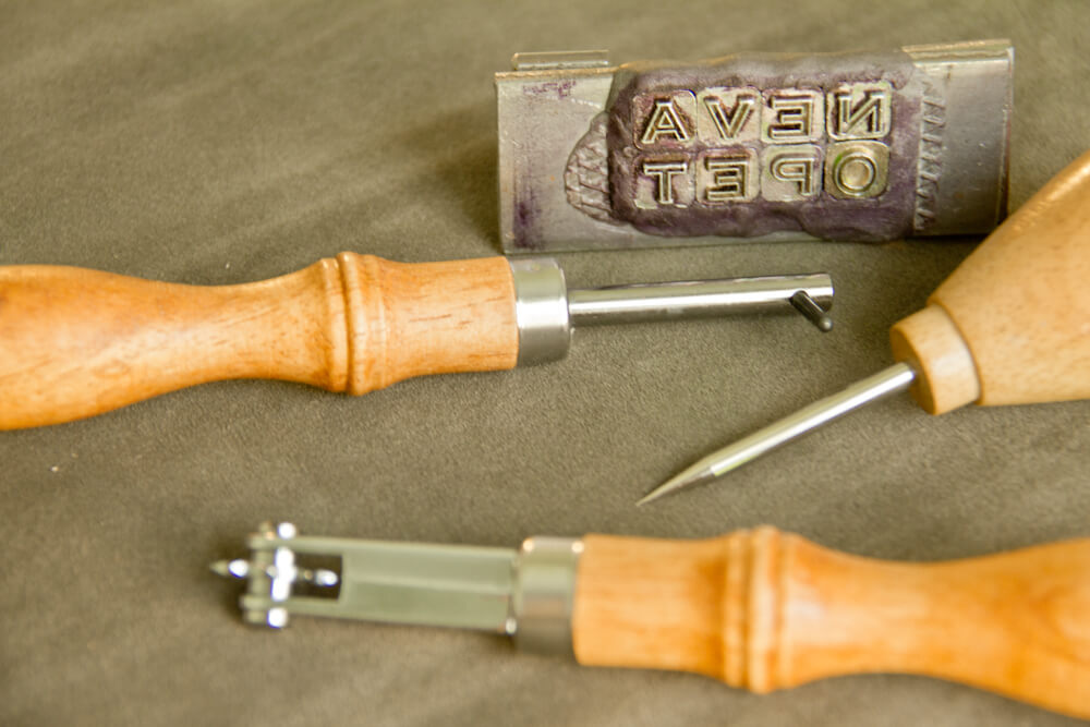 Neva Opet: leather working tools | tide & bloom