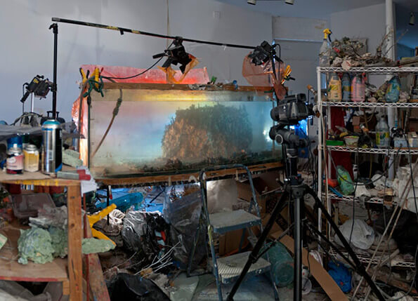 Kim Keever's studio set up | tide & bloom