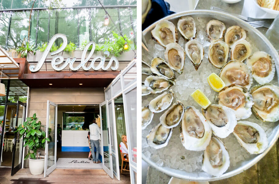 oysters at Perlas, Austin TX | tide & bloom